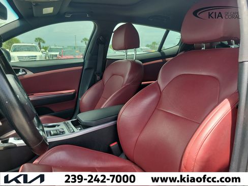 Certified 2022 Kia Stinger GT1 w/ Red Interior Color Package RWD image 23