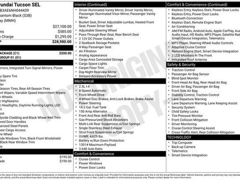 Used 2022 Hyundai Tucson SEL w/ Cargo Package image 27
