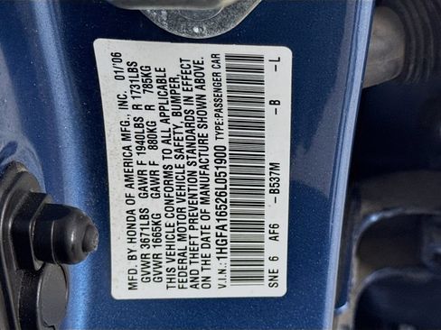 Used 2006 Honda Civic LX image 35
