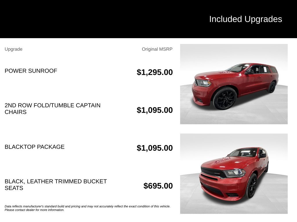Used 2019 Dodge Durango GT w/ Blacktop Package AWD/4WD image 2