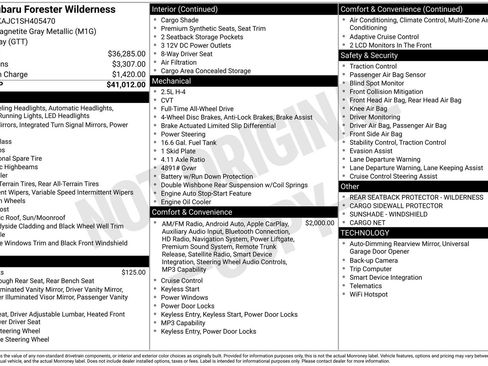 Used 2025 Subaru Forester Wilderness image 34