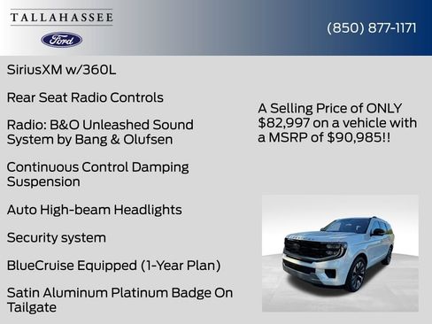 New 2025 Ford Expedition Platinum w/ Platinum Ultimate Package image 46