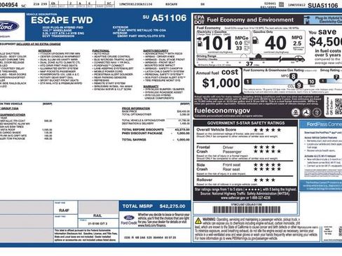 New 2025 Ford Escape SE w/ Class II Trailer Tow Package image 10