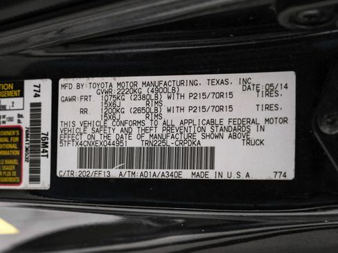 Used 2014 Toyota Tacoma 2WD Access Cab image 48