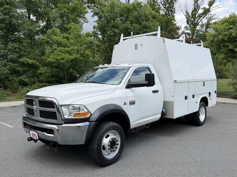 Used 2012 RAM 4500 4x4 Regular Cab w/ HD Snow Plow Prep Group image 1