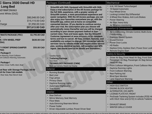 Used 2021 GMC Sierra 3500 Denali w/ Denali Ultimate Package AWD/4WD image 6