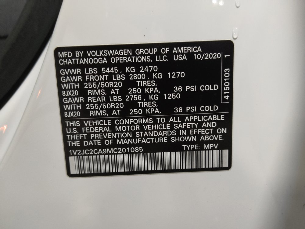 Used 2021 Volkswagen Atlas Cross Sport SE FWD image 33