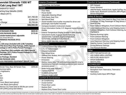 New 2026 Chevrolet Silverado 1500 W/T w/ WT Value Package image 4