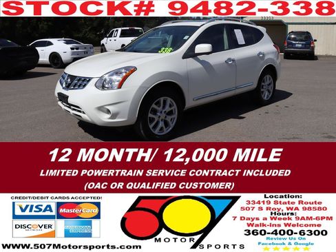 Used 2013 Nissan Rogue SL AWD/4WD image 3