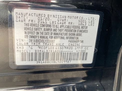 Used 2020 Nissan Sentra SV FWD image 19
