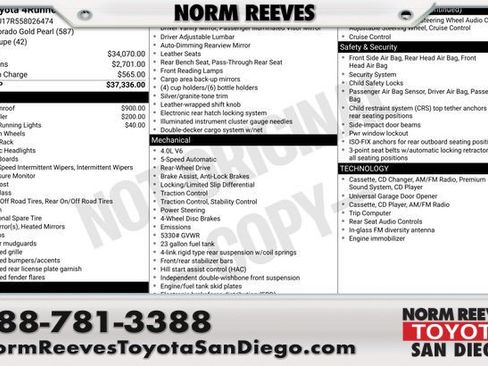 Used 2005 Toyota 4Runner Limited RWD image 1