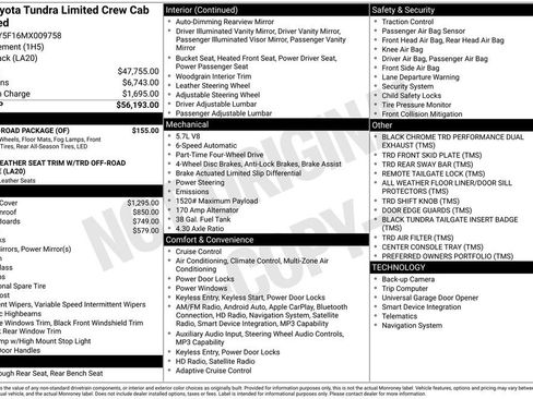 Used 2021 Toyota Tundra Limited w/ TRD Off-Road Package image 1