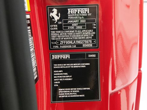 Certified 2022 Ferrari SF90 Stradale AWD/4WD image 55