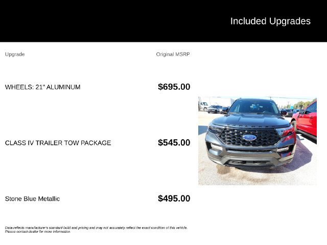 Certified 2023 Ford Explorer ST-Line w/ Class IV Trailer Tow Package AWD/4WD image 6