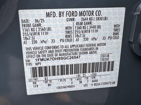 New 2025 Ford Explorer Active image 45