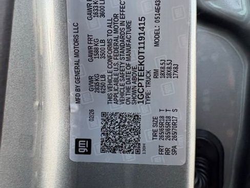 New 2026 Chevrolet Colorado Trail Boss AWD/4WD image 16