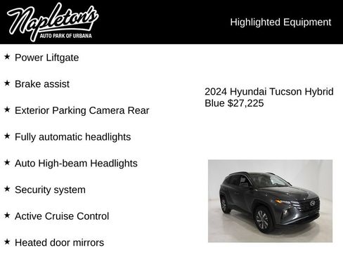Used 2024 Hyundai Tucson Blue AWD/4WD image 17