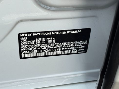 Used 2023 BMW 740i w/ Parking Assistance Package RWD image 57