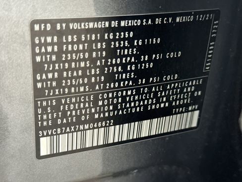 Used 2022 Volkswagen Tiguan SE R-Line FWD image 41