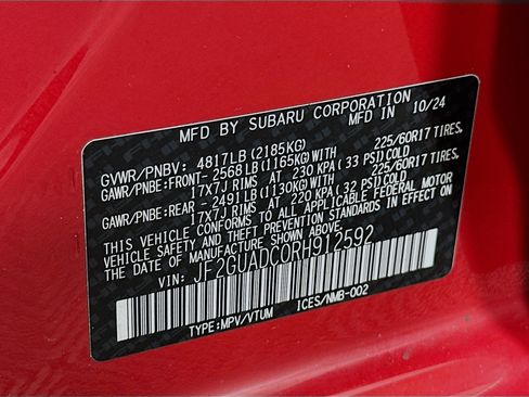 Used 2024 Subaru Crosstrek 2.0i Premium image 12