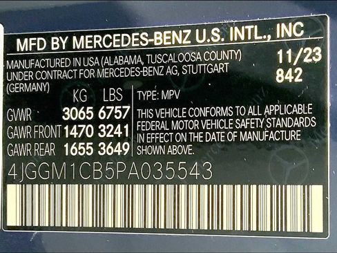 Certified 2023 Mercedes-Benz EQE 350+ 4MATIC SUV image 33