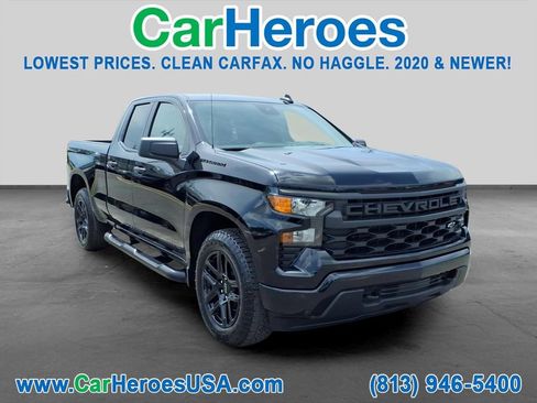 Used 2024 Chevrolet Silverado 1500 Custom w/ Turbomax Blackout Package RWD image 1