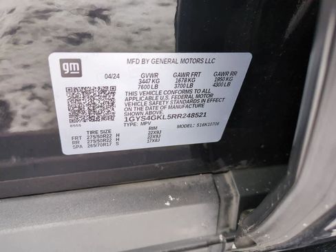 Certified 2024 Cadillac Escalade Sport Platinum w/ LPO, ONYX Package image 39