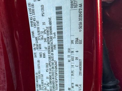 Used 2016 Ford F150 XLT w/ Equipment Group 302A Luxury image 24