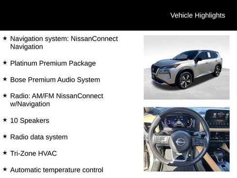 Used 2023 Nissan Rogue Platinum w/ Platinum Premium Package AWD/4WD image 10
