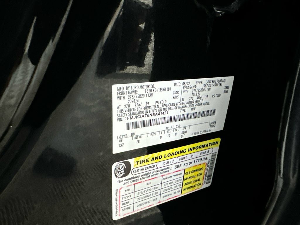 Used 2022 Ford Expedition Max Limited AWD/4WD image 37
