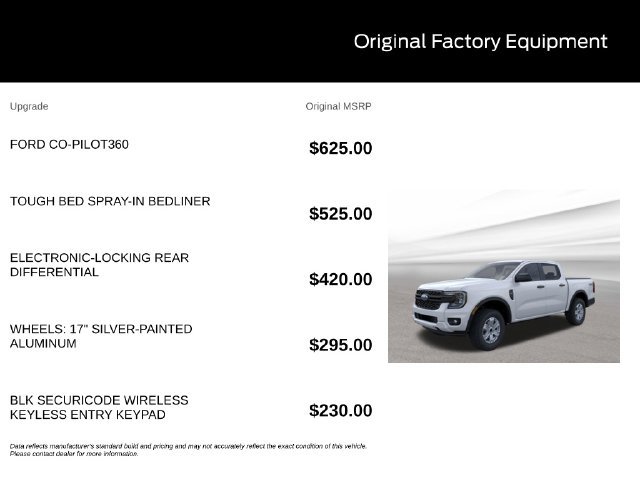 New 2026 Ford Ranger XL AWD/4WD image 9