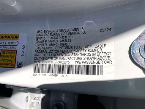 Used 2024 Honda Accord EX image 6