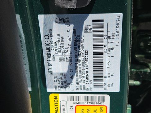 New 2025 Ford Bronco Sport Badlands image 16