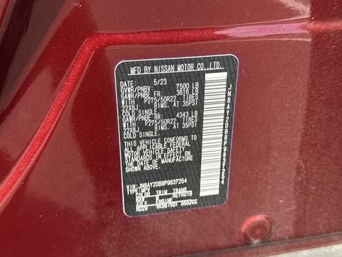 Used 2023 Nissan Armada Platinum w/ Captain's Chairs Package AWD/4WD image 27
