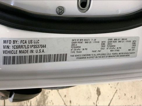 Certified 2023 RAM 1500 Classic Warlock w/ Electronics Group image 33