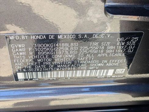 New 2026 Honda HR-V EX-L image 18