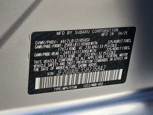 Certified 2025 Subaru Crosstrek 2.0i image 27