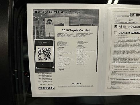 Used 2016 Toyota Corolla L image 13