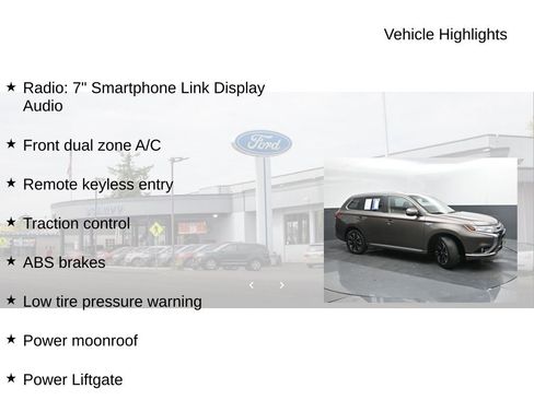 Used 2018 Mitsubishi Outlander GT AWD/4WD image 20
