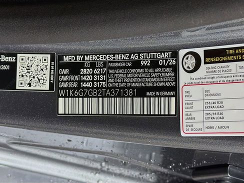 New 2026 Mercedes-Benz S 580 4MATIC Sedan image 37