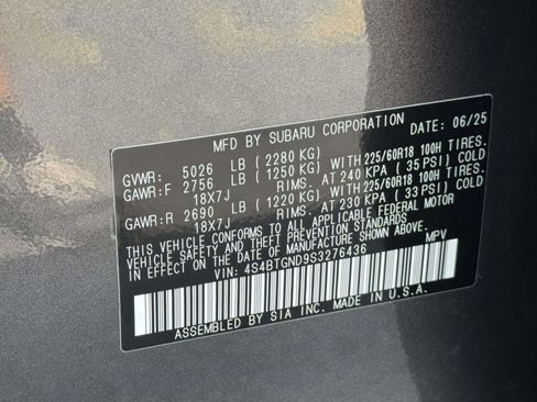 Certified 2025 Subaru Outback Limited XT AWD/4WD image 25