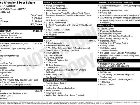 New 2026 Jeep Wrangler Sahara w/ Safety Group image 4