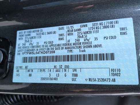 New 2026 Ford F150 Lariat w/ Equipment Group 501A Mid image 17