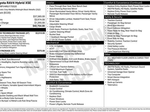 Used 2024 Toyota RAV4 XSE w/ Advanced Technology Package image 37