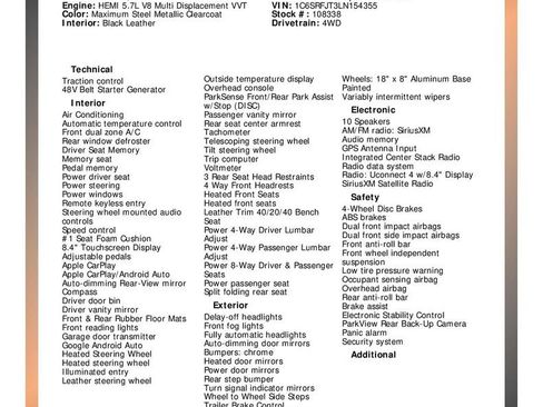 Used 2020 RAM 1500 Laramie image 31