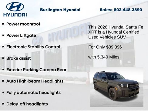 Certified 2026 Hyundai Santa Fe XRT AWD/4WD image 25
