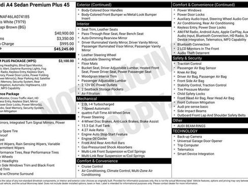 Used 2020 Audi A4 2.0T Premium Plus w/ Premium Plus Package image 28