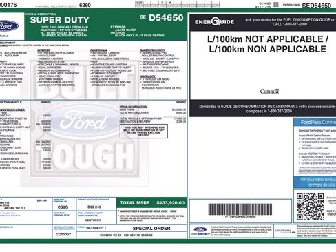 Certified 2025 Ford F450 Platinum w/ FX4 Off-Road Package AWD/4WD image 37