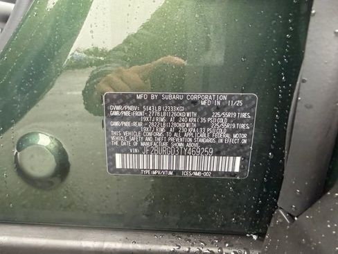 New 2026 Subaru Outback Limited XT image 16