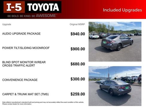 Used 2021 Toyota Camry SE w/ Audio Upgrade Package FWD image 6